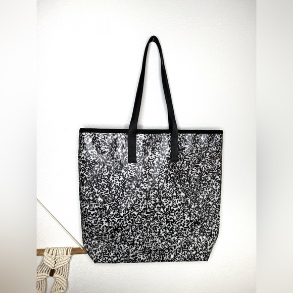 UNIQLO François Morellet Tote I MOMA Design Store Black White Abstract Design - Picture 1 of 8